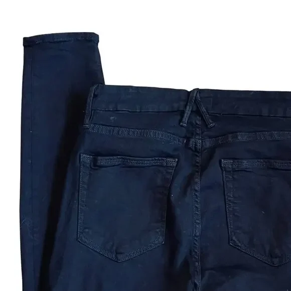 Good American Women’s Sz 29 Black High Rise Good Legs Jeans Stretch Denim - Picture 9 of 16